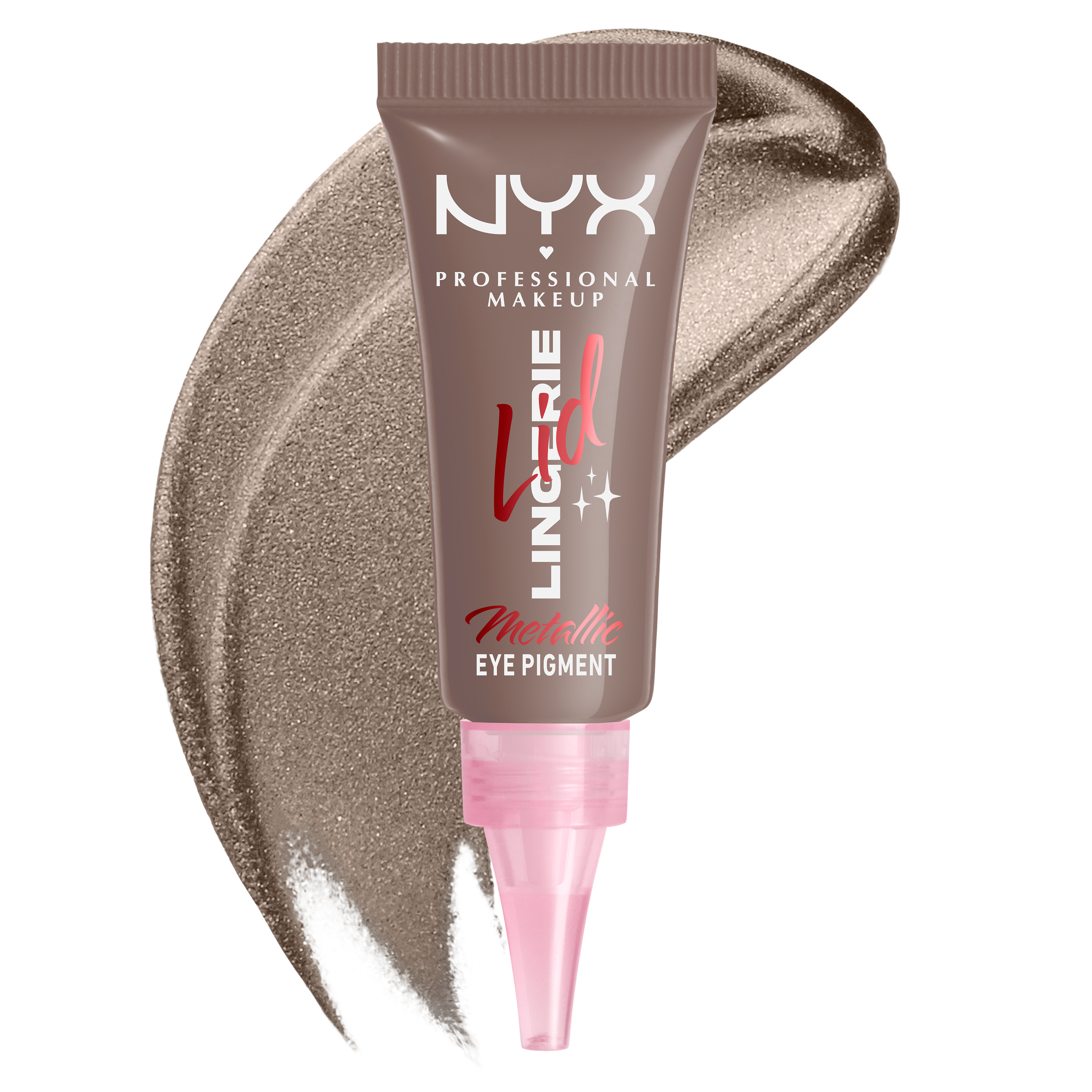 NYX Professional Makeup Lid Lingerie Cream Eye Pigment - Long-Wear Cream Eyeshadow No Primer Granite Grind $12